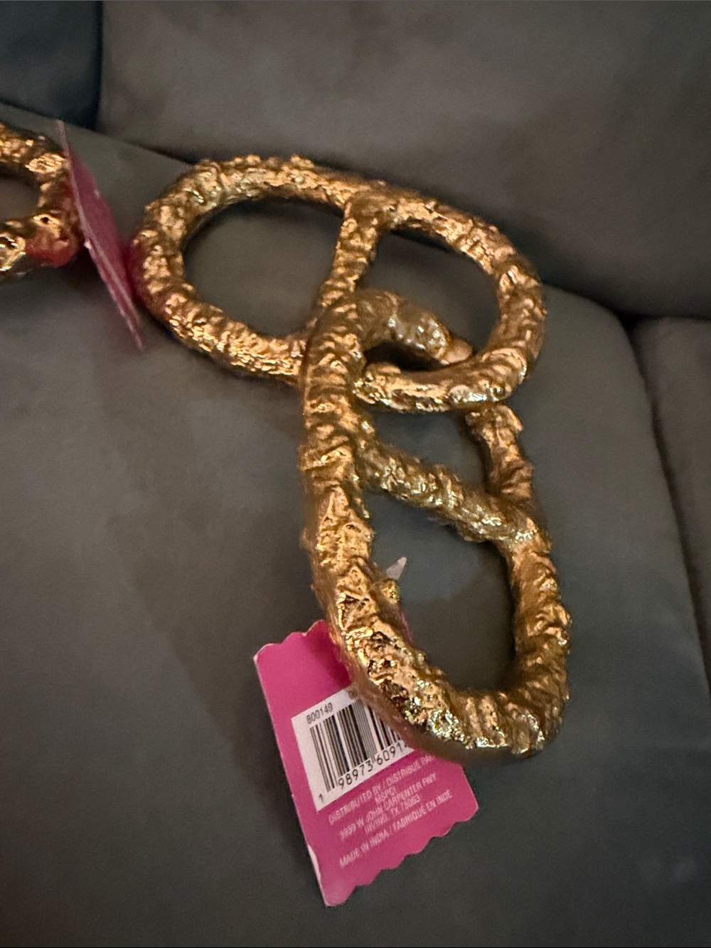 3 sets 11.5" Gold Chain Tabletop Decor by Ashland - - Picture 7 of 11